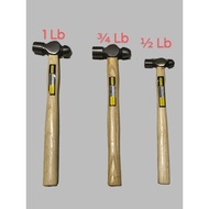 Wooden Handle Bun Hammer 1/ 2Lb 3/4Lb 1Lb, Bun Hammer