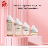 Genuine Hegen milk bottles of all sizes 60ml/150ml/240ml/330ml