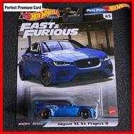 Hot Wheels Jaguar XE SV Project 8 Fast & Furious 9 The Fast Saga Hotwheels 2020 Premium Car Culture