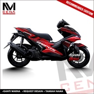Sticker Decal Aerox 155 Decal Sticker Aerox 155 Striping Aerox Full Body Decal Aerox redex
