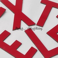 ACP LETTERS | ACP NUMBERS | ACP ALPHABET LETTERS | ACP ALPHABET LETTERS | 3mm Thick ACP Raised Lette