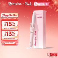 Simplus Pink 32MM Automatic Hair Curler | Curling Iron | Long Lasting | Big Curls Loose Waves | Hair