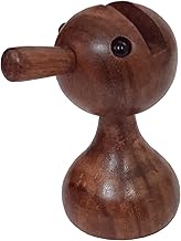 Purpledip Wooden Spectacles Stand Set Snowman: Cute Design Glasses Specs Holder (12590)