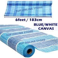 Canvas Roll Tarpaulin (Blue/White) 6ft x 40ft(12M) / Kanvas Biru Putih