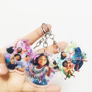 Encanto Mirabel Pendant Modes Acrylic Keychain Kawaii Movie Anime Figure Backpack Pendant Accessorie