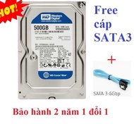 Ổ cứng HDD 3.5" WD Blue 500GB Bảo hành 24 tháng