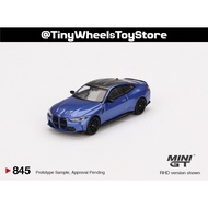 Mini GT 845 BMW M4 Competition G82 Portimao Blue MGT00845