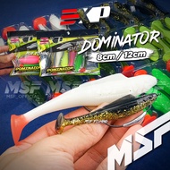 [MSF] EXP Dominator Soft Plastic | 8CM 12CM | Bearing TPE Toman Haruan Paddle Tail Killer SP |