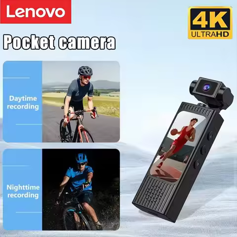 Lenovo Sports Camera Screen 4K HD Recording Portable Camera Recording & Recording Handheld Camera Ou