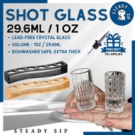 Steady Sip Tequila Shot Glass set liquor shot glass bar whiskey shot glass 酒杯色酒杯 Kitchen Appliances