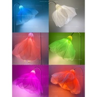Giant multicolored flower lamp