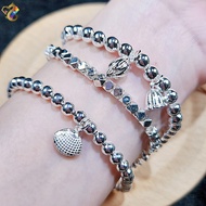 S9999 Silver Adjustable Chain Bracelet