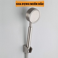 Super durable stainless steel SUS 304 pressure shower head and shower arm, water saving, 2 colors bl