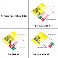 Tempered Glass replacement For New 2DS XL LL Top Bottom Screen Protector Game Console Protective Fil