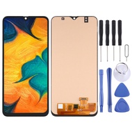Spareparts OLED Material LCD Screen and Digitizer Full Assembly for Samsung Galaxy A30 SM-A305