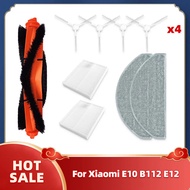 For Xiaomi E10C E10 B112 E12 Robotic Vacuum Cleaner Main Side Brush Mop Rag Cloth Hepa Filter Spare 