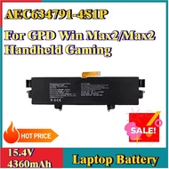 Brand New High Quality AEC634791-4S1P Laptop Battery 15.4V 4360mAh For GPD Win Max2 / Max 2 Handheld