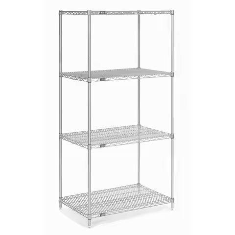 24"Wx21"Dx54"H Wire Shelving Unit, Heavy Duty Adjustable Storage Rack for Pantry Garage Kitchen, 54i