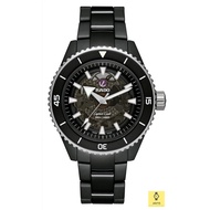 RADO Watch R32127152 / Men's Analog / Captain Cook High-Tech Ceramic / Automatic / 43mm / Bracelet / Black