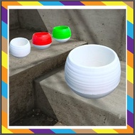 Pot Bunga Plastik Unik Pot Bola Pot Plastik Putih size 25 pot Bola Sul
