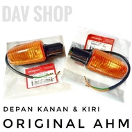 =====] LAMPU SEIN/SEN DEPAN SET TIGER LAWAS TIGER LAMA 2000 HITAM ORI AHM