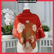 Tudung Bawal Satin Premium Exclusive Bidang 45,48,50,53,55,58 Square Scarf Printed Bawal Labuh Musli