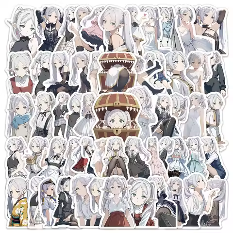 10/30/60pcs Anime Frieren Beyond Journeys End Stickers Cartoon Character Frieren Decals Skateboard L