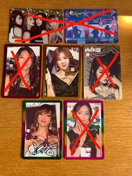 Sistar 孝琳 寶拉 昭宥 多順 簽卡 閃卡 燙金卡 燙紅卡 藍簽 燙彩 yescard yes卡