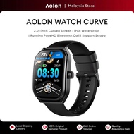 AOLON Curve Smart watch Bluetooth IP68 Waterproof Notifications Smart Watch hiking Notifications Man