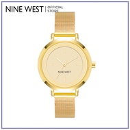 Nine West Stainless Steel Mesh Watch NW2146CHGP