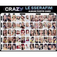 LE SSERAFIM CRAZY ALBUM WEVERSE COMPACT BALACLAVA OFFlClAL PHOTO CARD / CHAEWON SAKURA YUNJIN KAZUHA