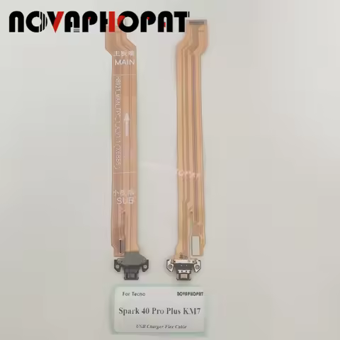 For Tecno Spark 40 Pro Plus KM7 USB Dock Charging Port Fast Charger Board Flex Cable