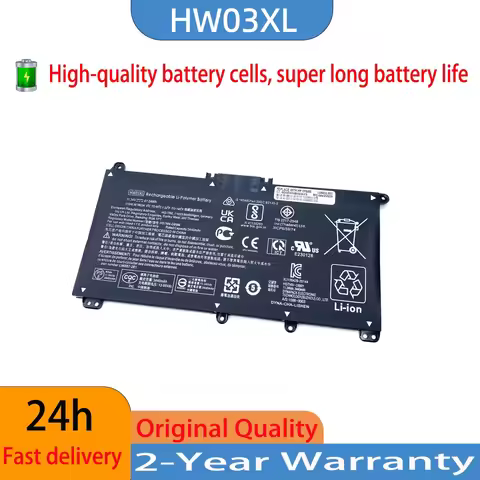 Original HW03XL Laptop Battery 3440mAh For HP Pavilion 15-EG 15-EH 15T-EG 15Z-EH 17-CP G8 G9 HSTNN-I