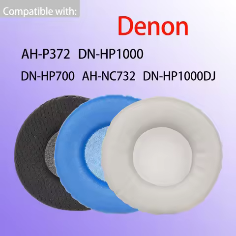 AH-P372 Earpads for Denon DN-HP700 HP1000 DJ Headphones AH-NC732 Ear Cushions Replacement Headset Fo
