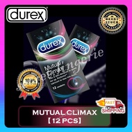 Durex Condom Mutual Climax 12PCS Kondom Durex Tahan Lama Real Feel Long Lasting Climax Sek Lelaki Ko