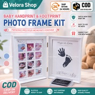 Velora Baby Hand and Footprint Kit - Baby Footprint Kit, Newborn Keepsake Frame