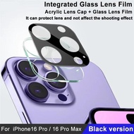 LENS PROTECTOR FOR iphone 16 / 16+ / 16 PRO / 16 PRO MAX 3D BLACK LENS PROTECTOR FULL