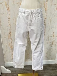 Christian Dior White Jeans Sz 38