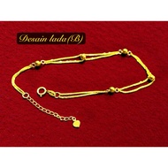 Rantai tangan emas750 tulen