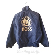 jaket vintage suntory coffe boss