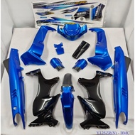 COVERSET 125ZR ORIGINAL M=SEKI BIRU SKALA DADA HITAM