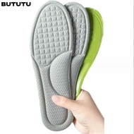 BUTUTU 4PCS Feet Orthopedic Shoe Sole, Breathable Odorproof Sport Insole, Soft AbsorbSweat Memory Fo