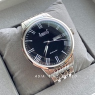 [Original] Arbutus AR715 SBS Silbet-Schwarz Automatic Men Watch Silver Stainless Steel Official Warr