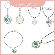 Arcane League Of Legends Ekko Blue Rose Cartoon Pendant Necklace For Casual Party Outfits And