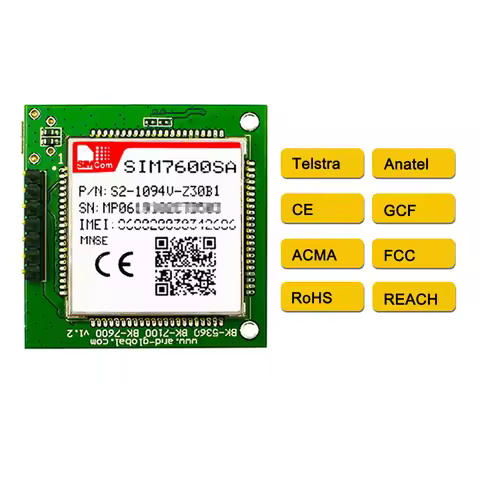SIMCOM SIM7600SA MNSE MINI LTE Cat1 Module for Australia/ Zealand/South America