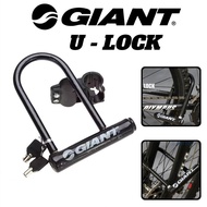 Giant U Lock Ulock Anti Theft Bicycle and Motorcycle Lock