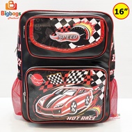 Cars McQueen รถไลท์นิ่ง แมคควีน กระเป๋านักเรียน กระเป๋าเป้ล้อลาก กระเป๋าเด็ก 12 นิ้ว 14 นิ้ว 16 นิ้ว