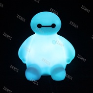 ZR For Cartoon Baymax Color Changer LED Night Light for Home / Kids / Gift