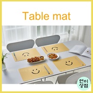 Made in Korea  dinner table mat kids birthday party picnic dinner cute table mat reversible table ma