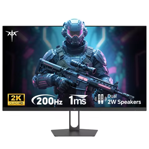 KTC 27 Inch Gaming Monitor - 2K QHD 2560 x 1440 Monitor, Up to 210Hz & 1ms IPS Monitors Gamer with H